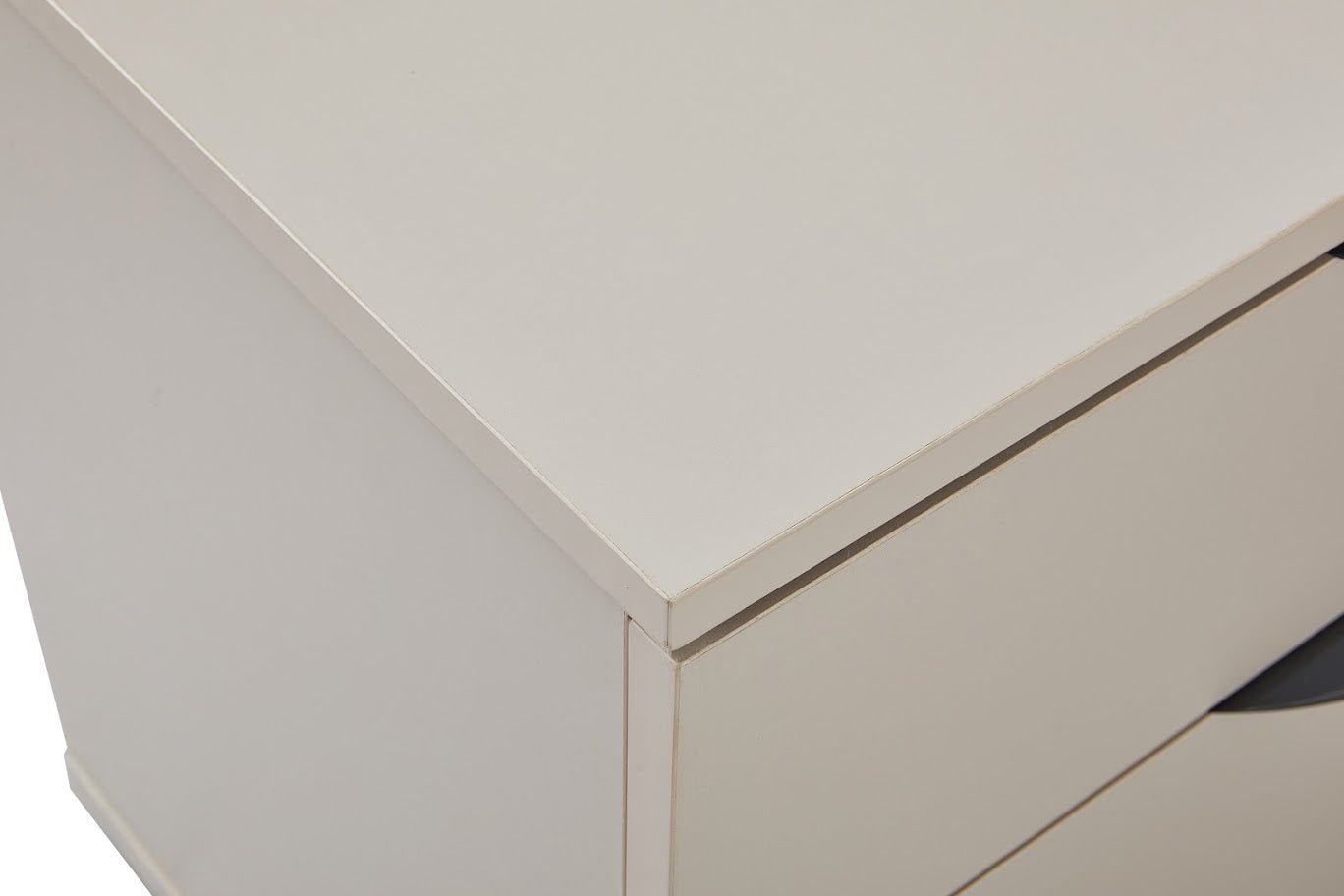 Bisque Beige Dresser with Mirror