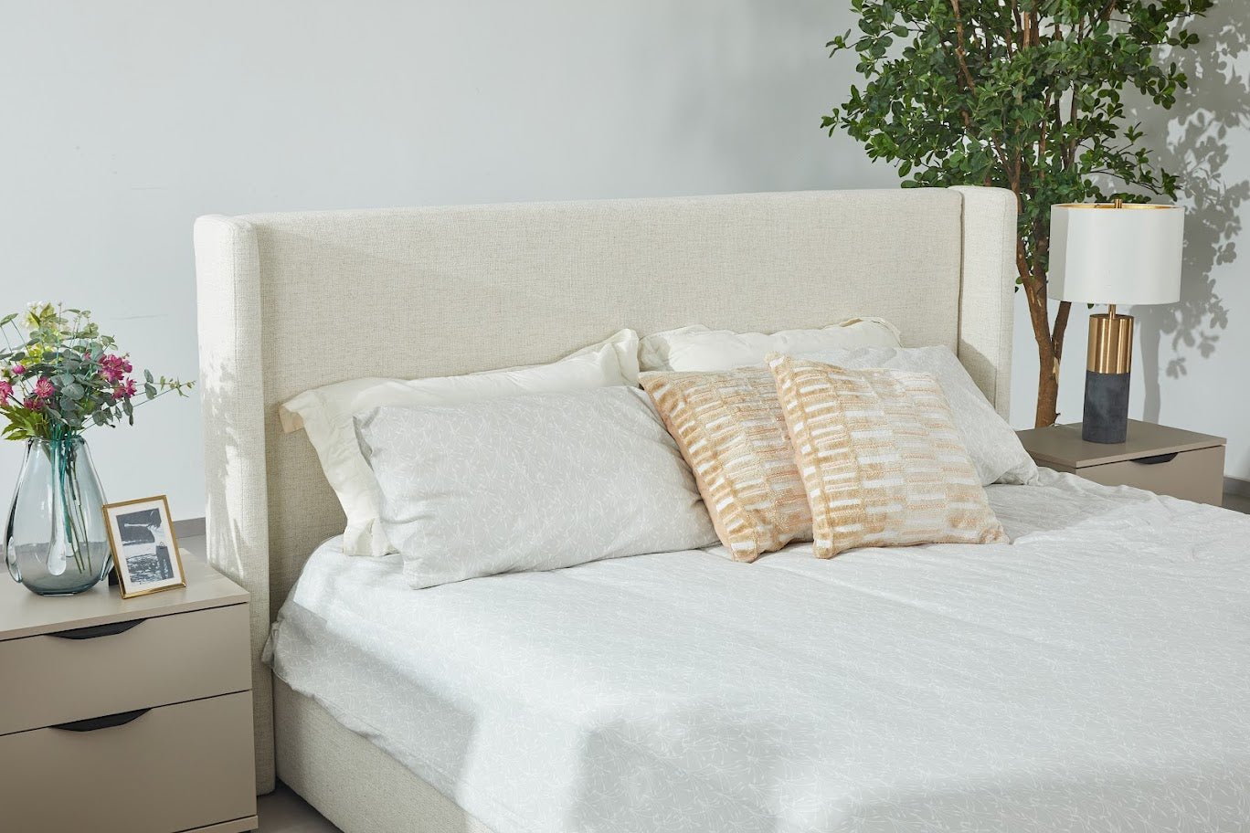 Bisque Beige Bedroom Set