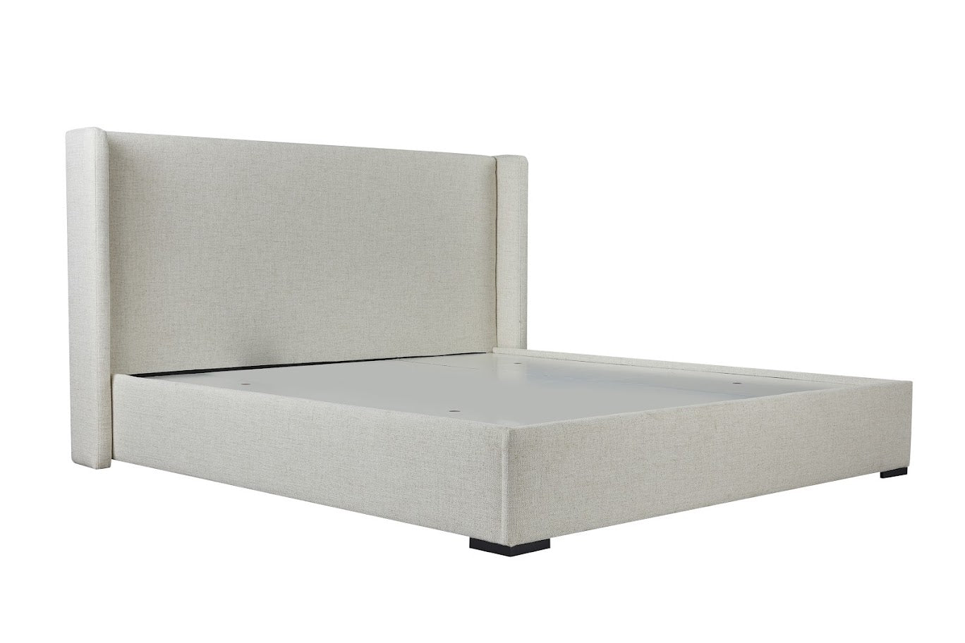 Bisque Beige Upholstered Bed
