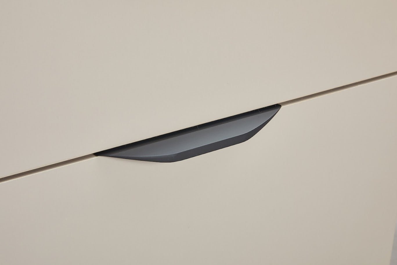 Bisque Beige Dresser with Mirror