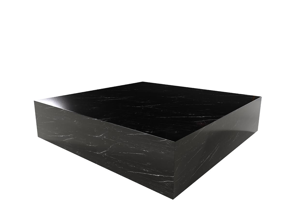 Black Marquino Marble Coffee Table