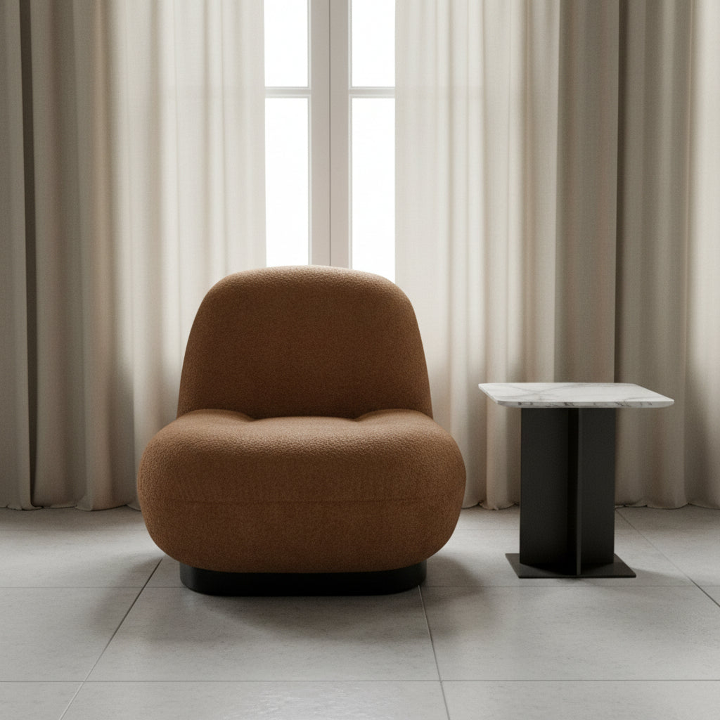 Bouclé Accent Chair