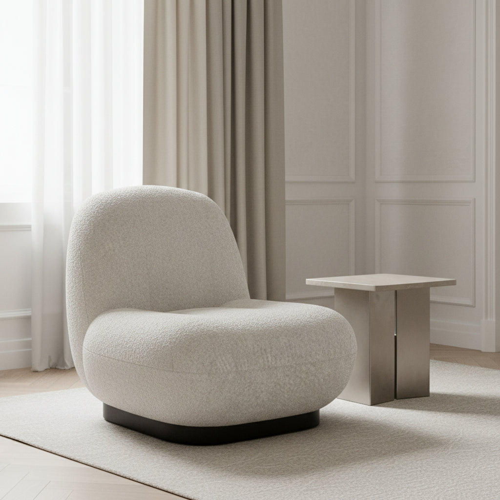 Bouclé Accent Chair