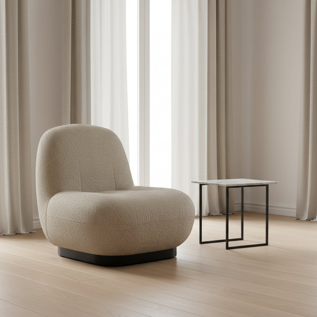 Bouclé Accent Chair