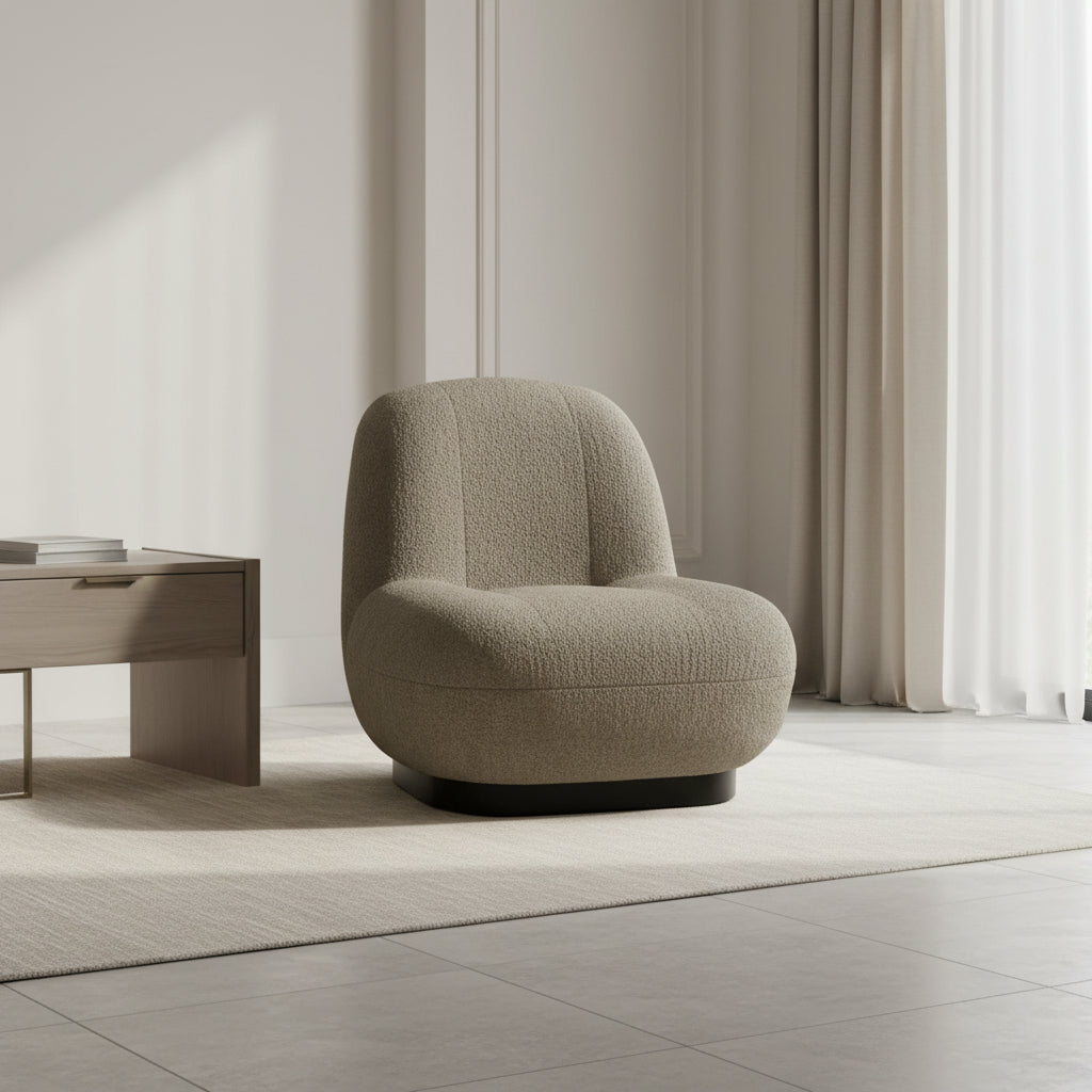 Bouclé Accent Chair