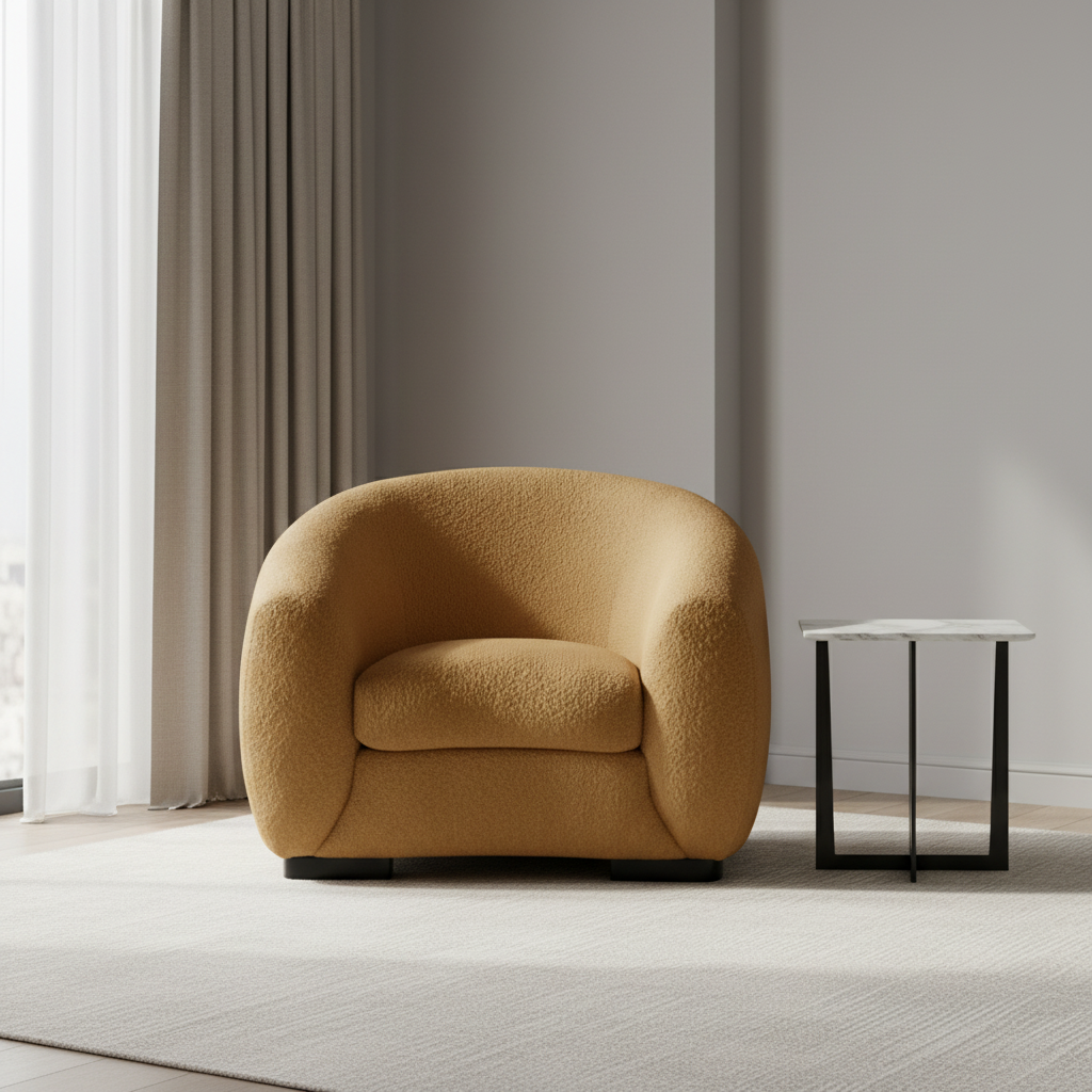 Bouclé Chair