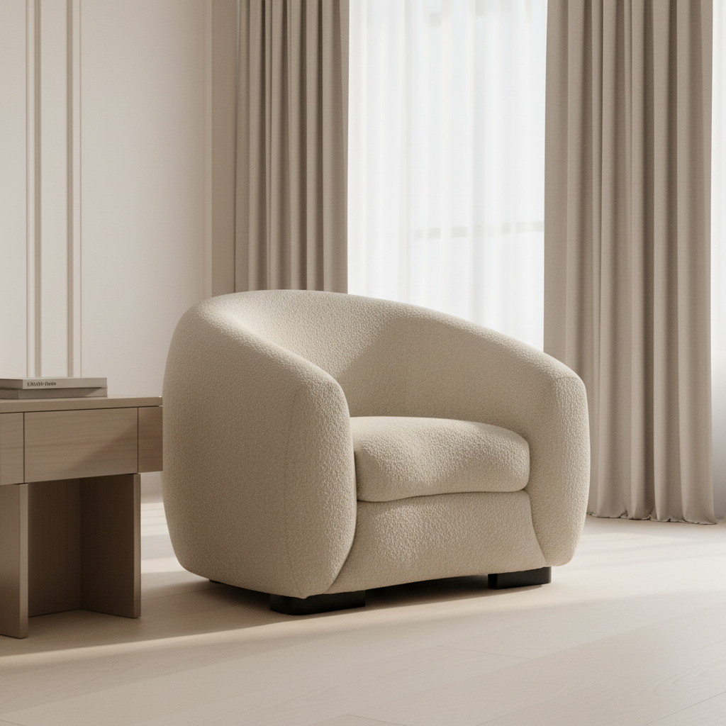 Bouclé Chair