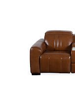 Canyon Luxe Brown Leather Motion Power LAF (84cm)