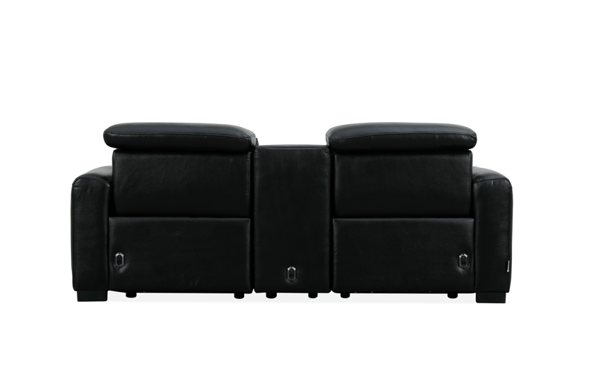 Canyon Luxe Brown Leather Motion Power Loveseat