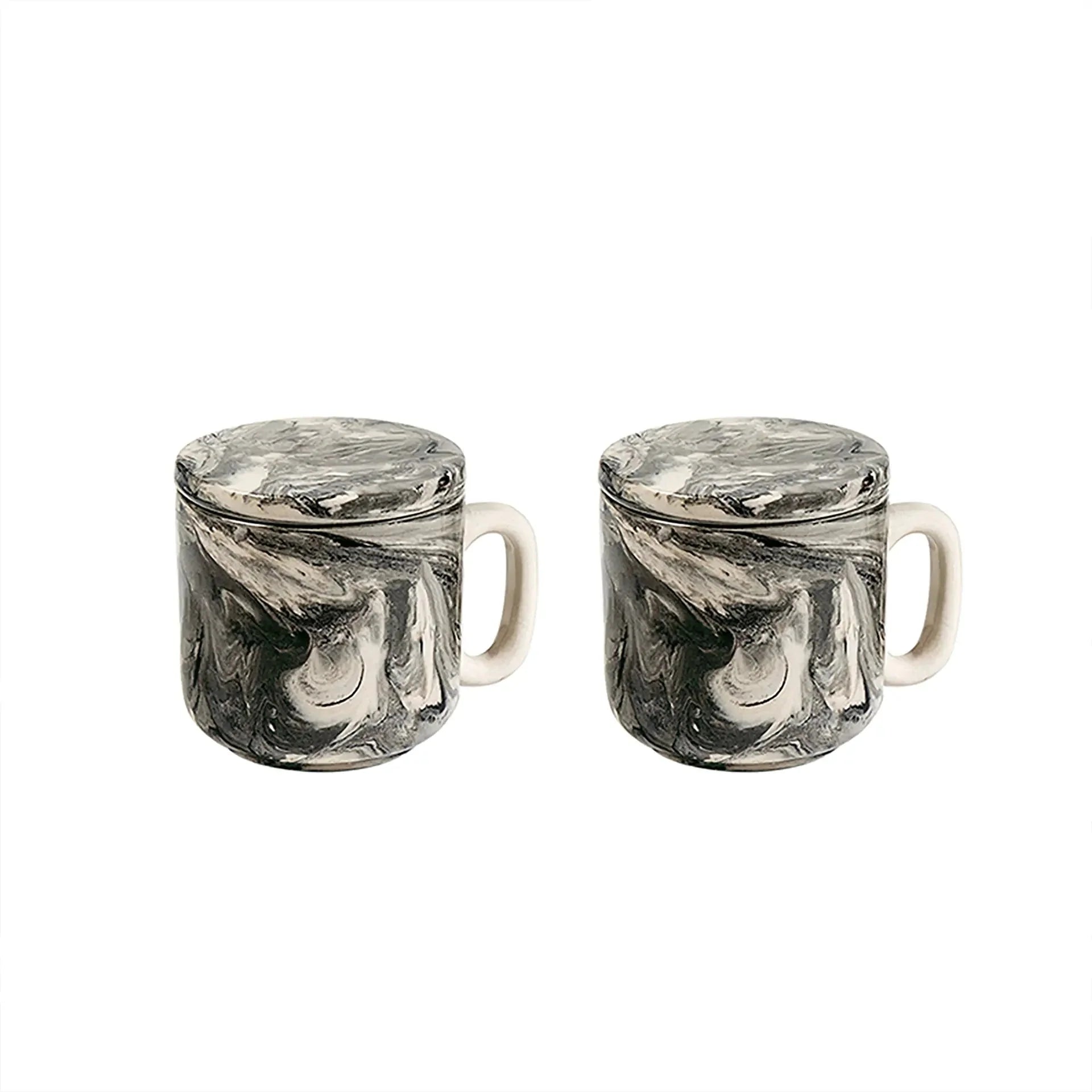 Carbon Ceramic Mug Set of Two