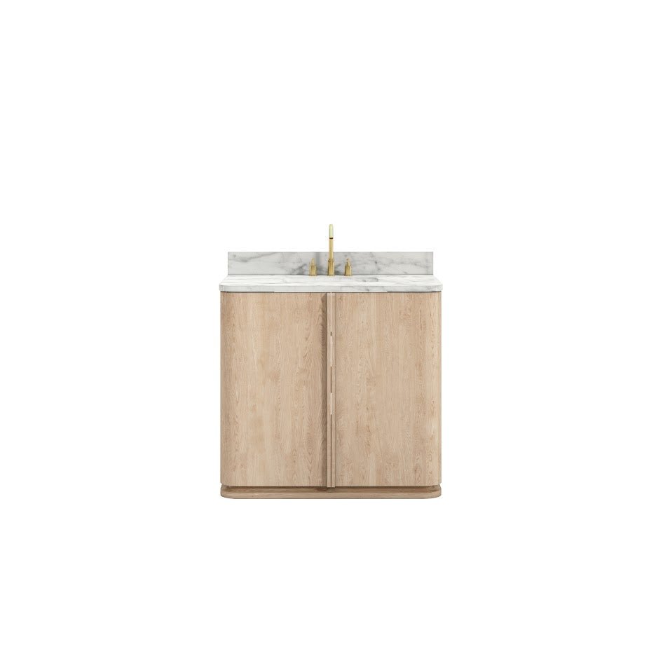 Cedar Sink Single Vanity Light Oak