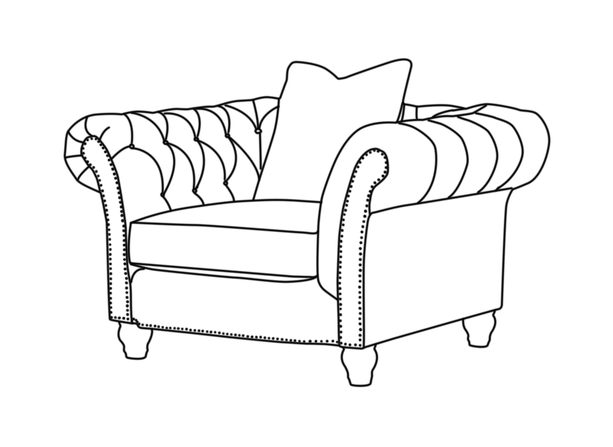 Chesterfield Cream chair