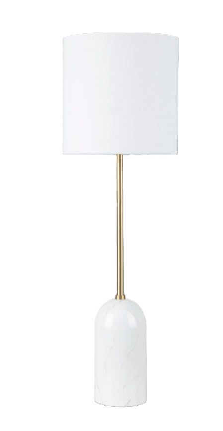 Cielo Marble table lamp - White