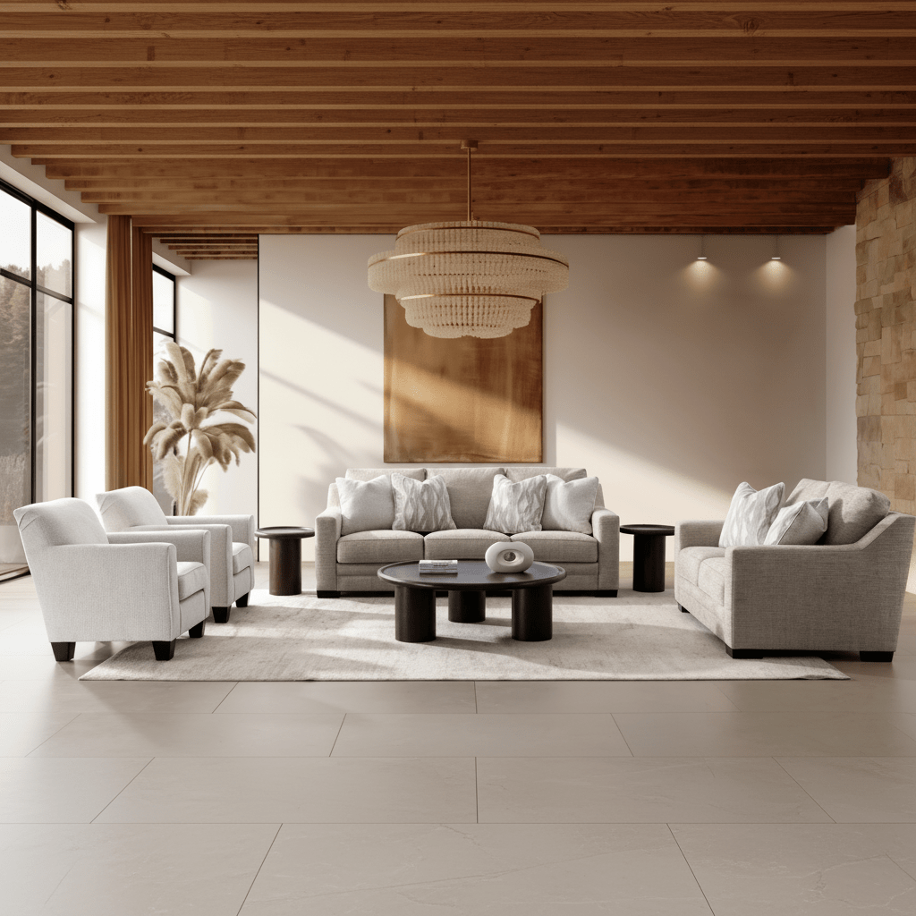 Clara Oatmeal Loveseat (165cm)