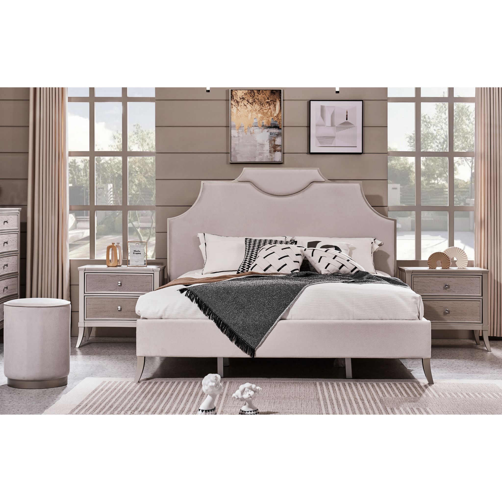 CLAREMONT WOODS KING BED