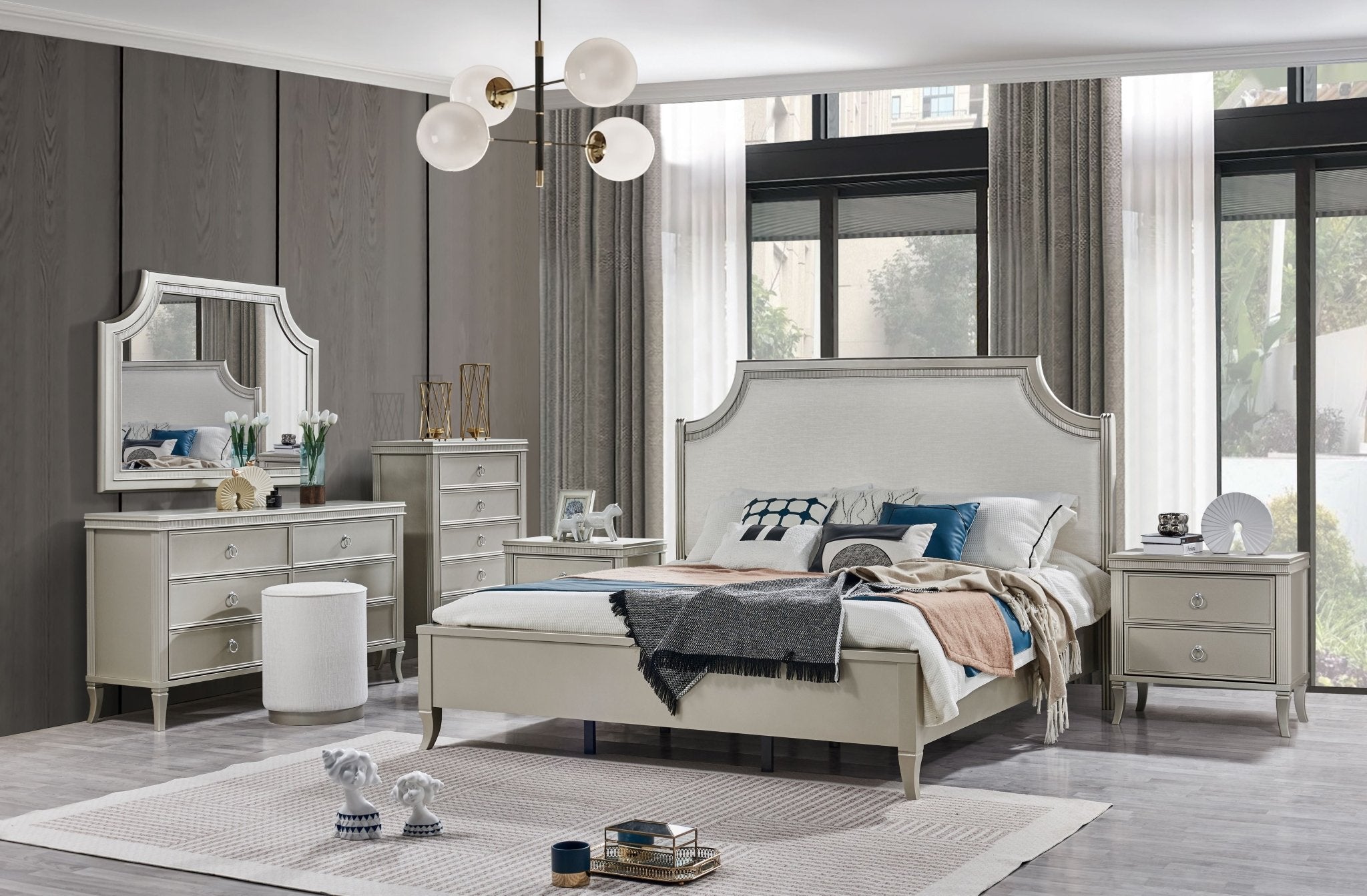 CLAREMONT WOODS Wirless Charegr Night Stand