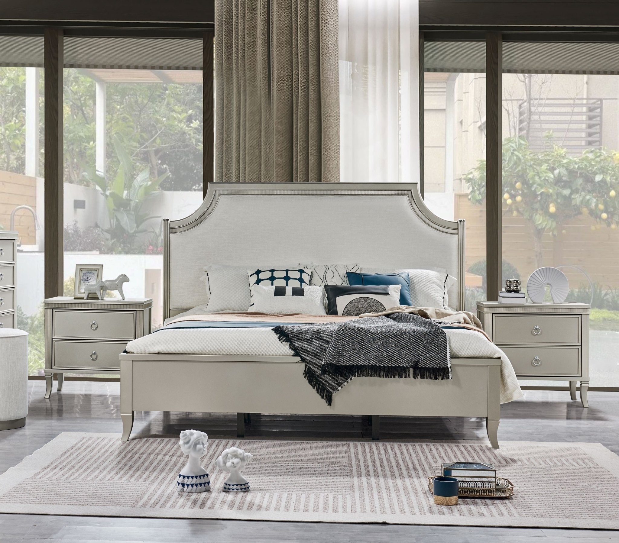 CLAREMONT WOODS Wirless Charegr Night Stand