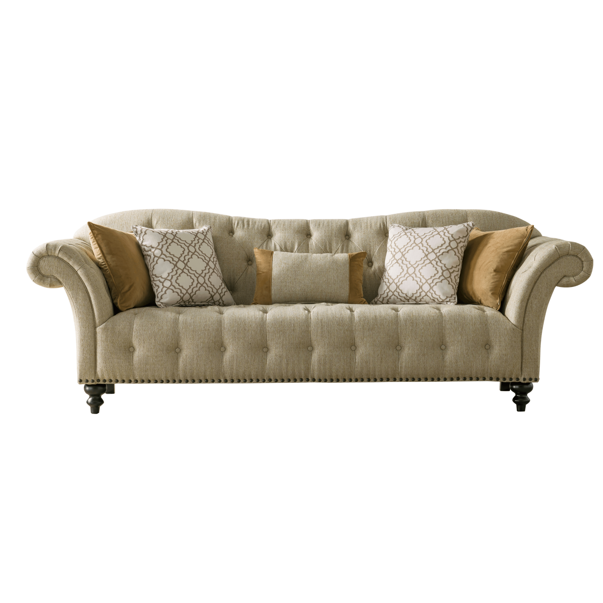 Classic Beige Living Room Set