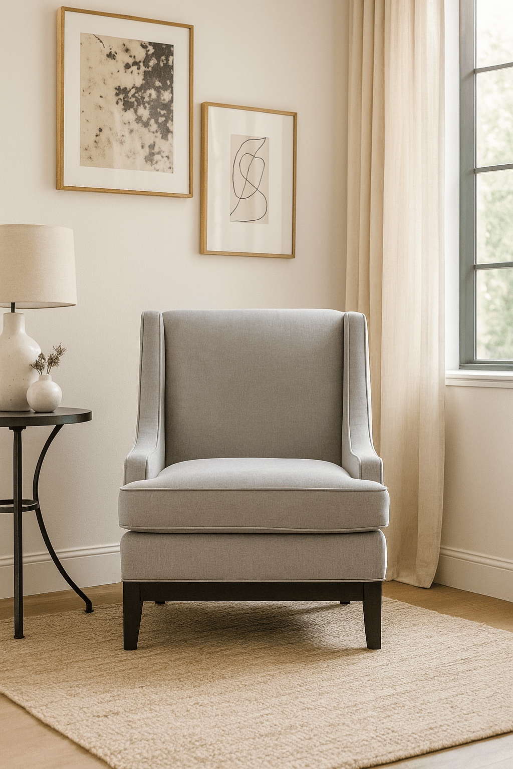 Classy By Noha Albabtain Blue Arm Chair