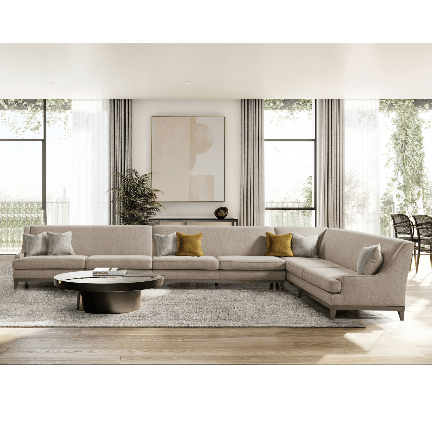 Classy By Noha Albabtain Sectional RAF3+AL+LAF2