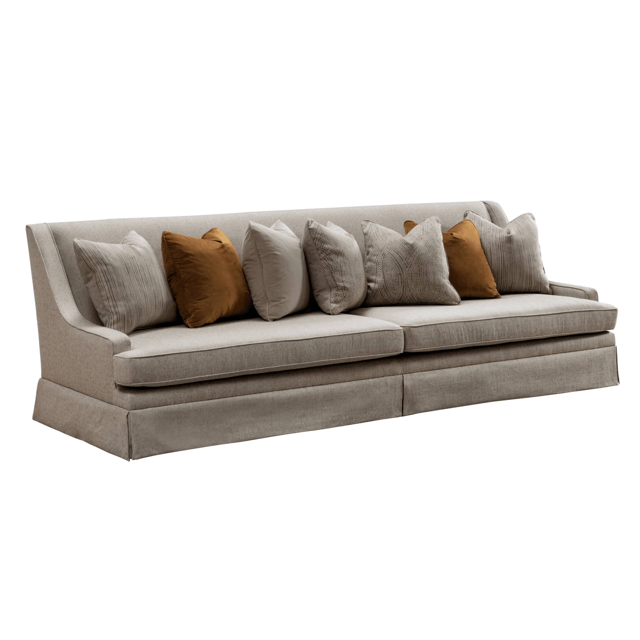 Classy By Noha Albabtain Skirted Beige Sofa Set