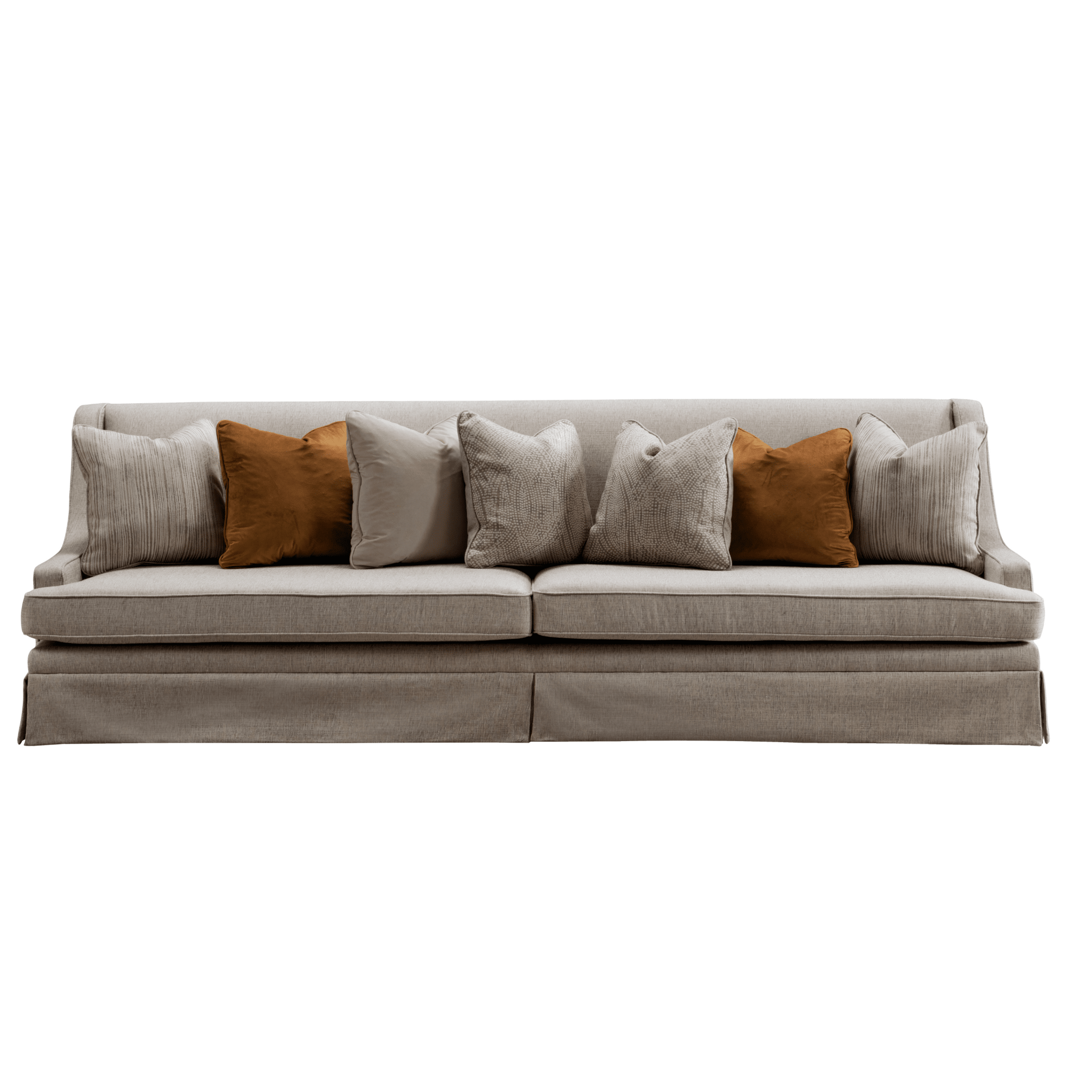 Classy By Noha Albabtain Skirted Beige Sofa Set
