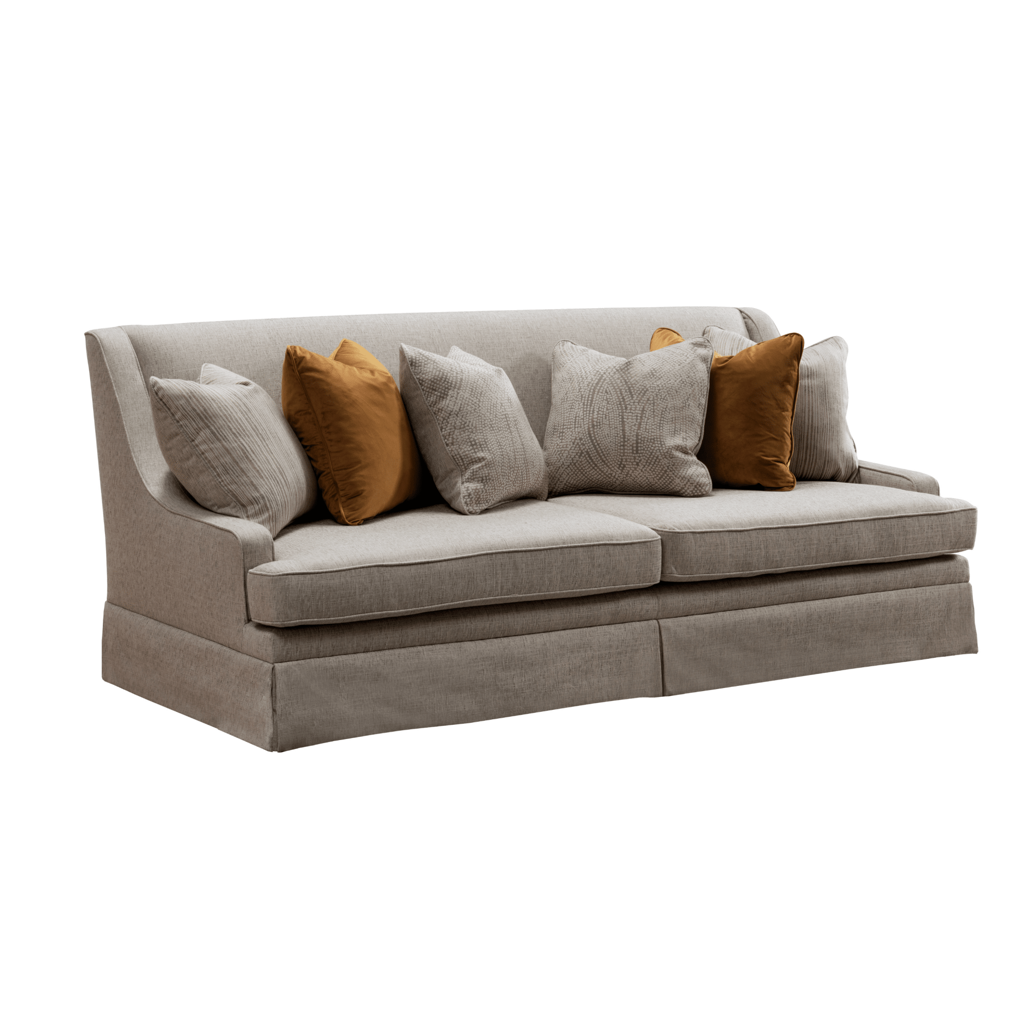 Classy By Noha Albabtain Skirted Beige Sofa Set