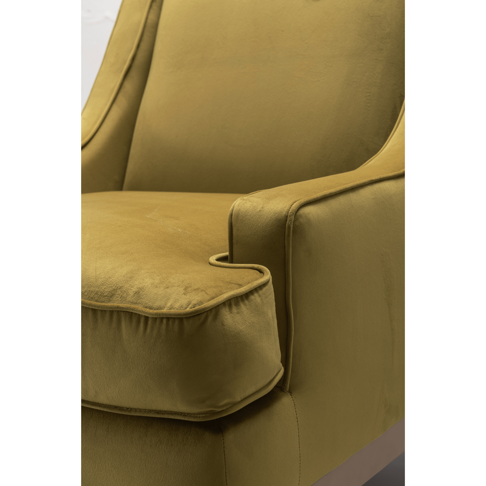 Classy By Noha Albabtain Velvet Gold Chair