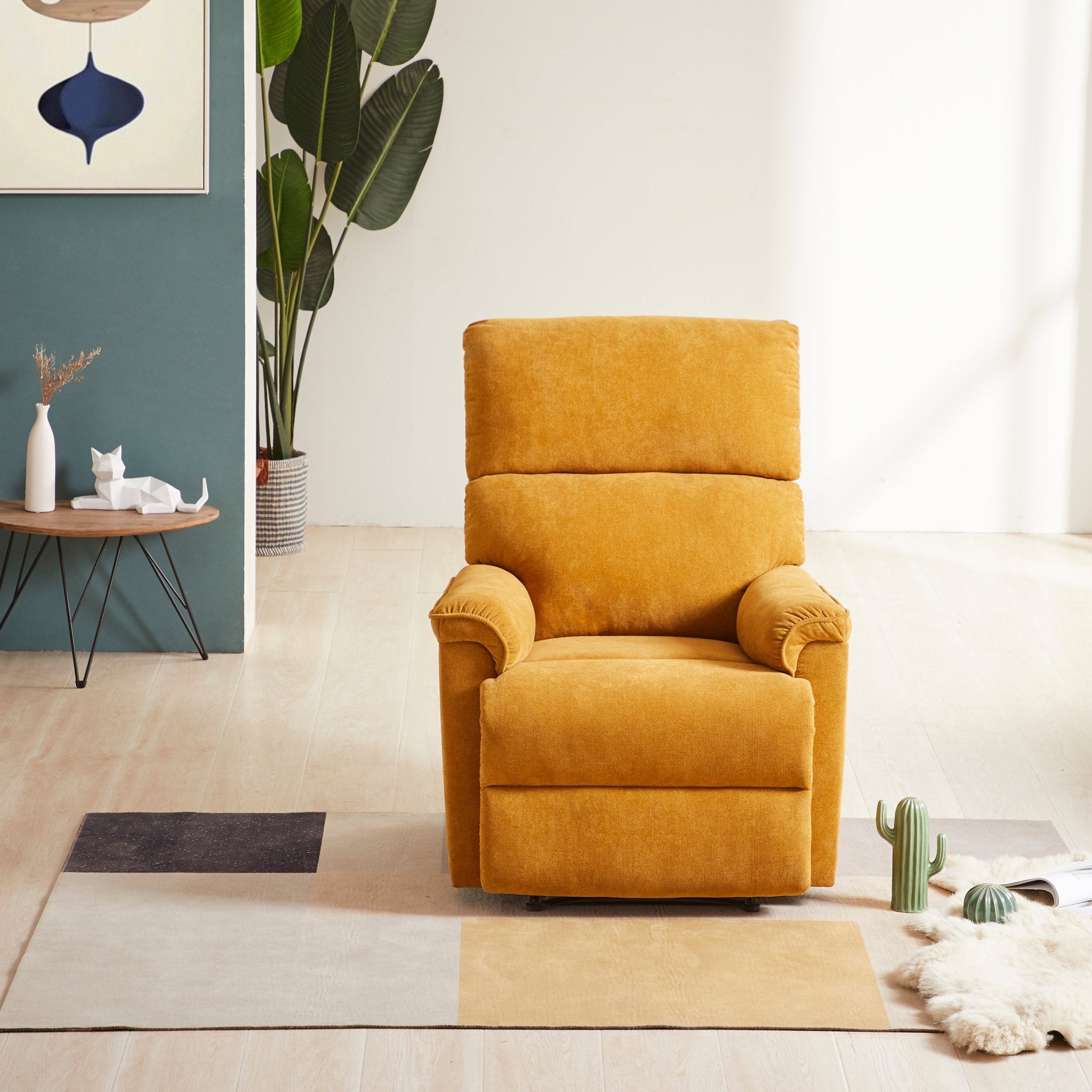 ComfiGlide Mustard Yellow Glider Reliner