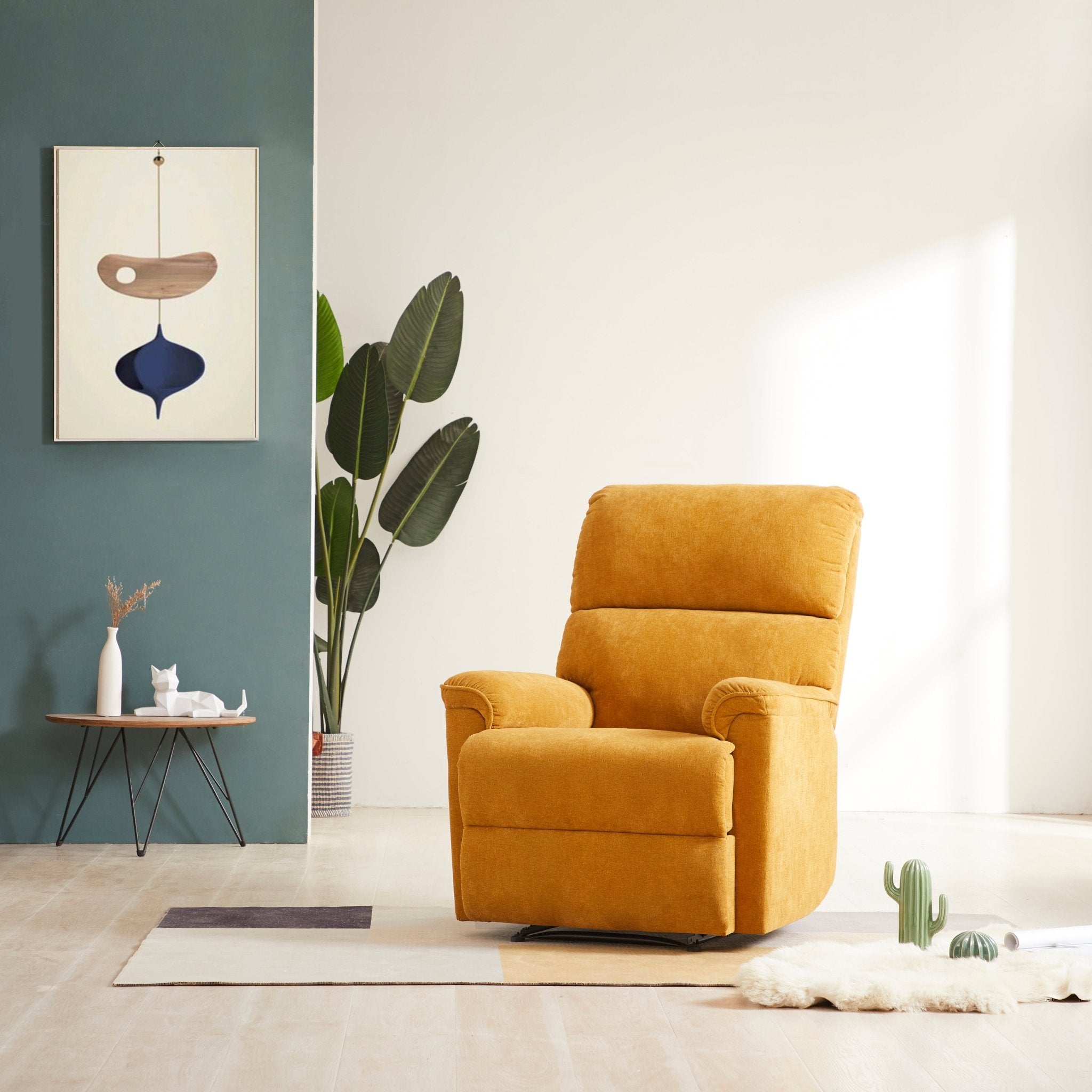 ComfiGlide Mustard Yellow Glider Reliner