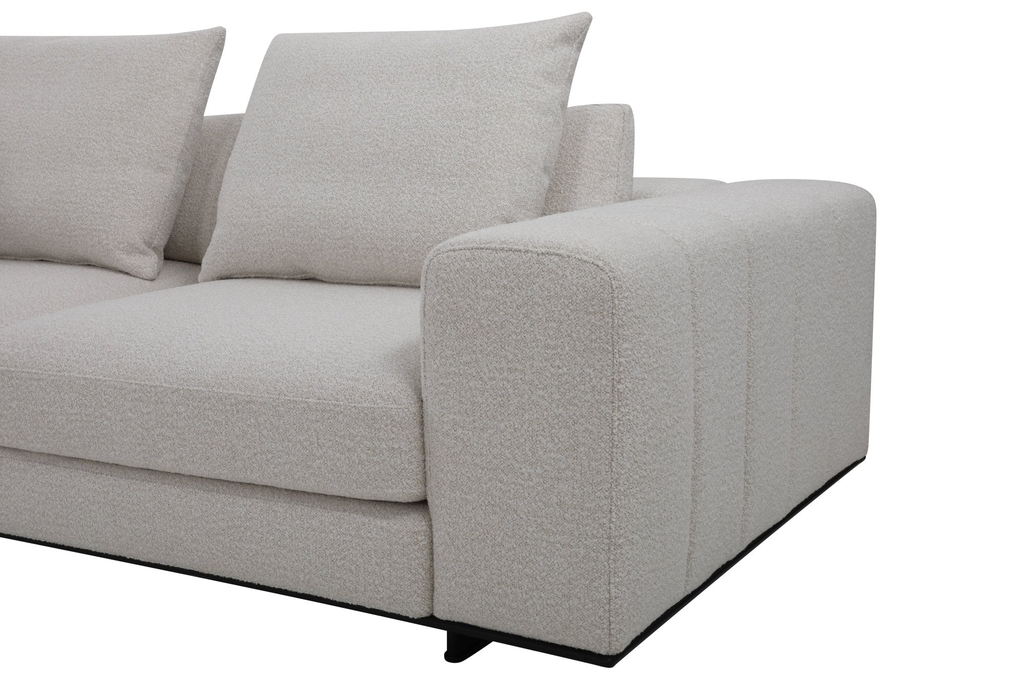 Como 3 Seater Right Arm
