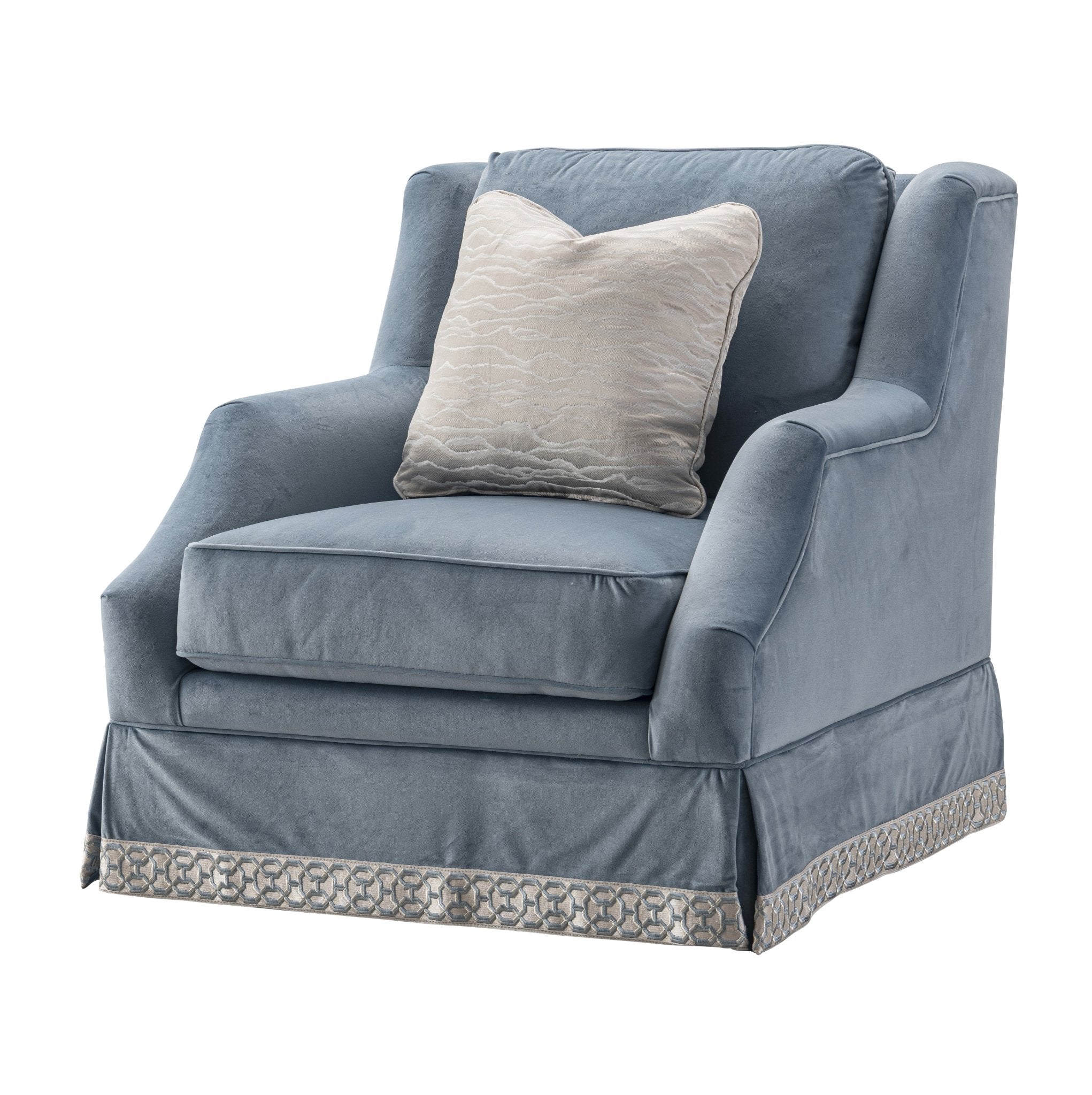 Copacabana Blue Accent Chair