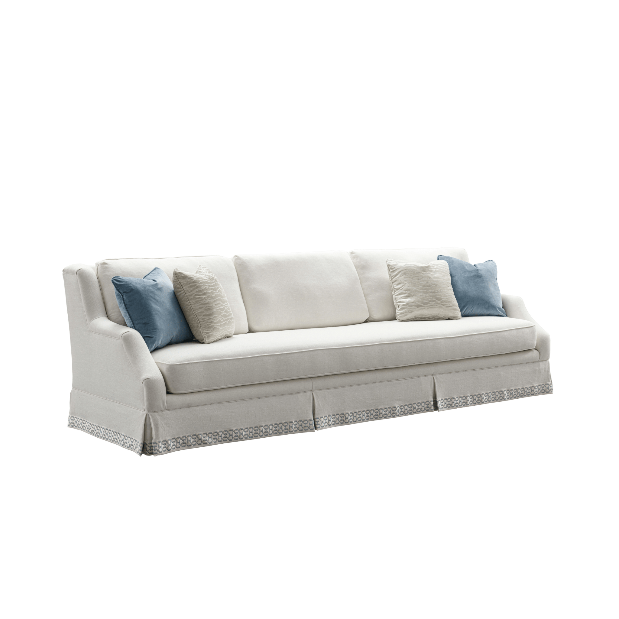 Copacabana White 5 Seater Sofa (297cm)