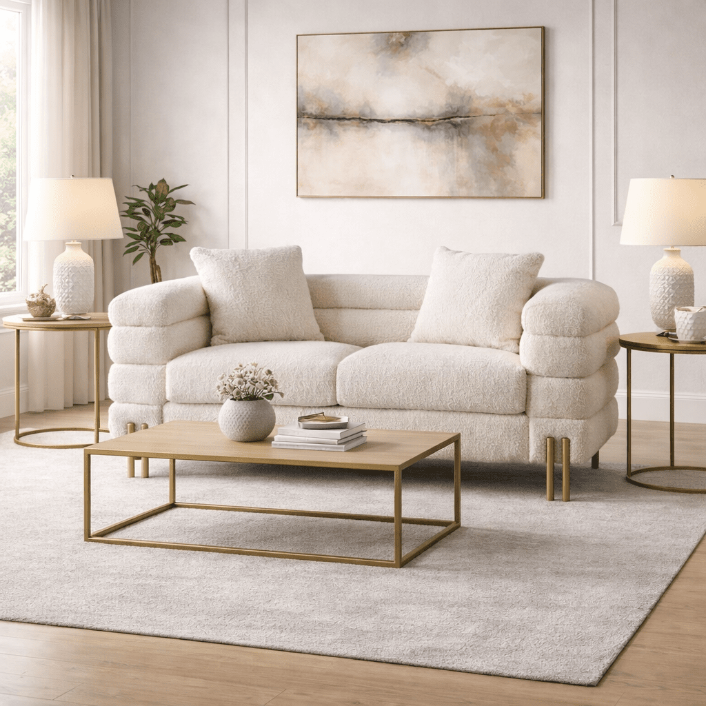Cordelia Boucle Loveseat