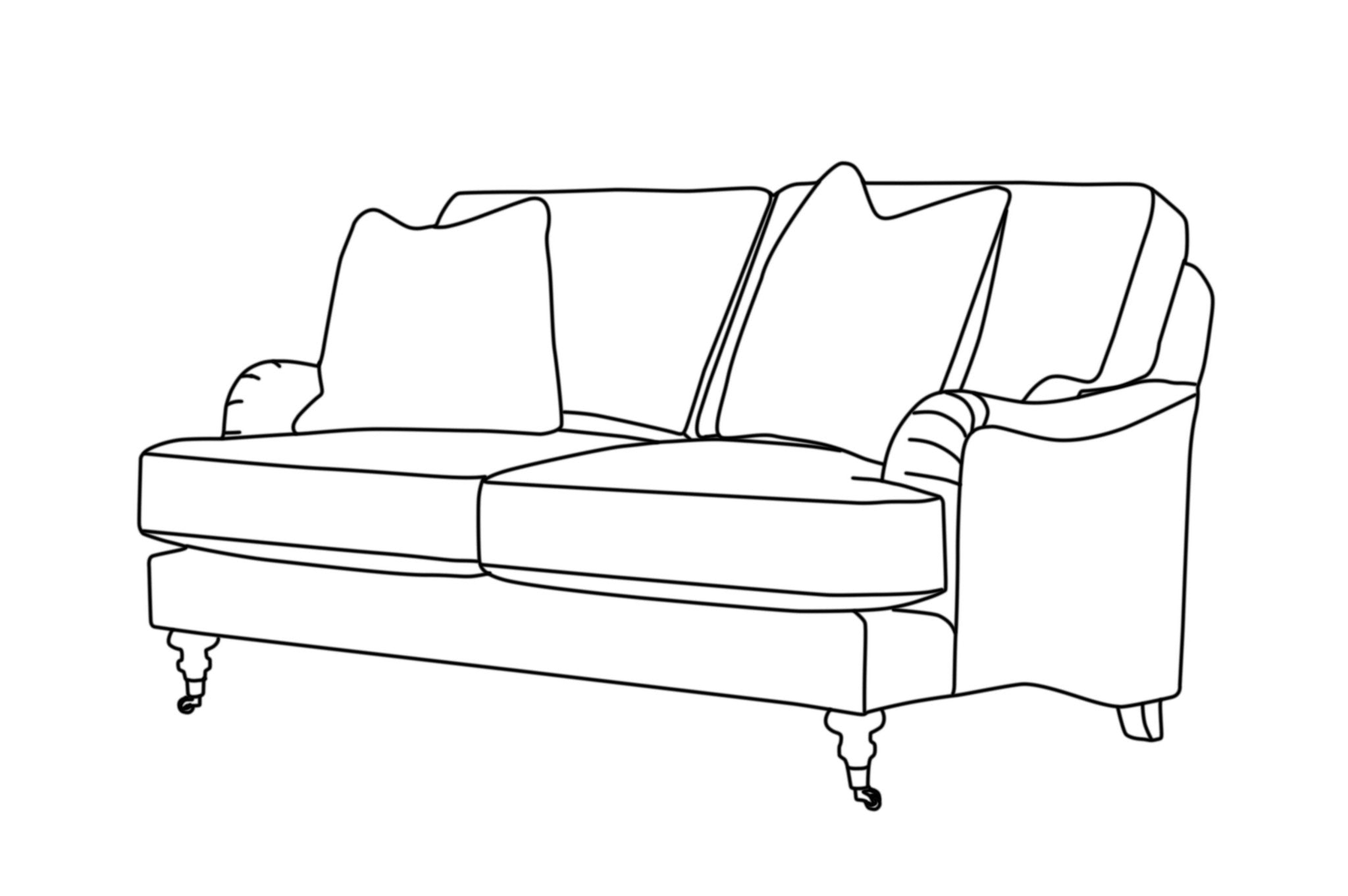 Cottage Calm by Nouf Alaboudi Loveseat