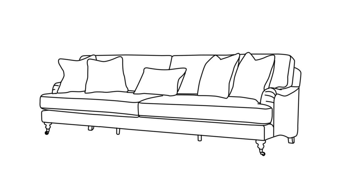 Cottage Calm by نوف العبودي XL Sofa