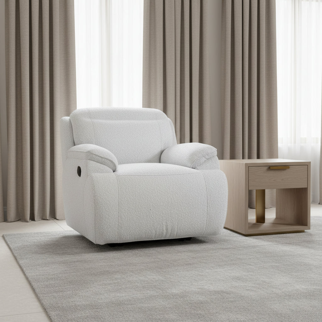 Cushy White Power Motion Set