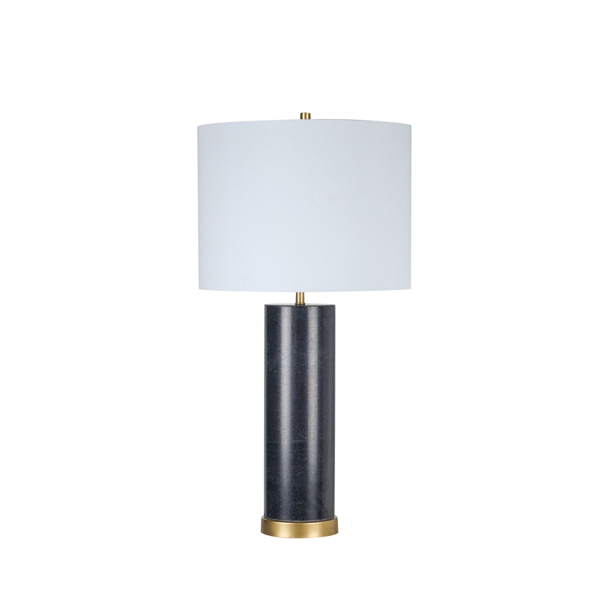Cylinder Marble Table Lamp