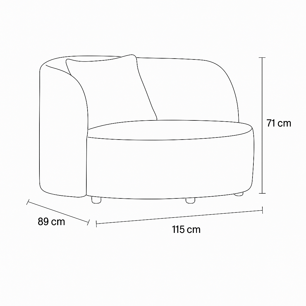 Orin Blue Living Room Set