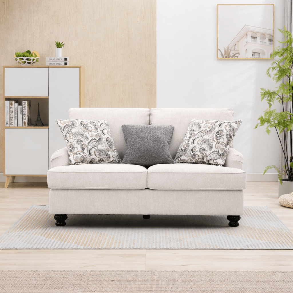 Denise Beige Loveseat