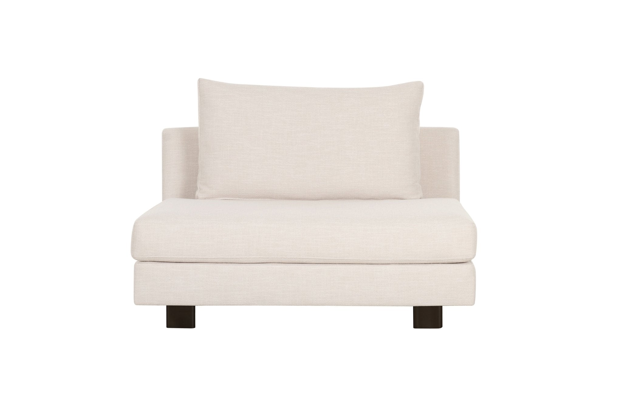 Deniz Brown Armless Chair