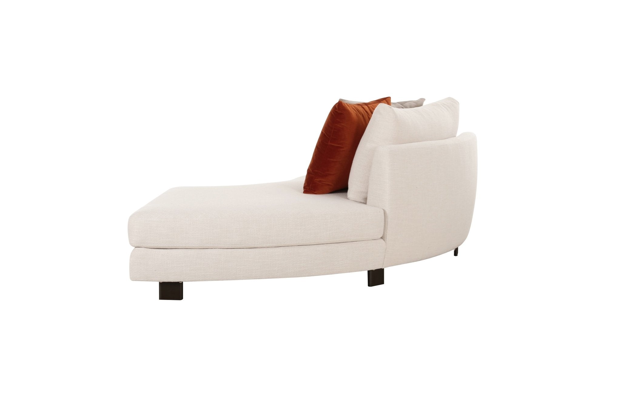 Deniz Brown Left Arm Chaise