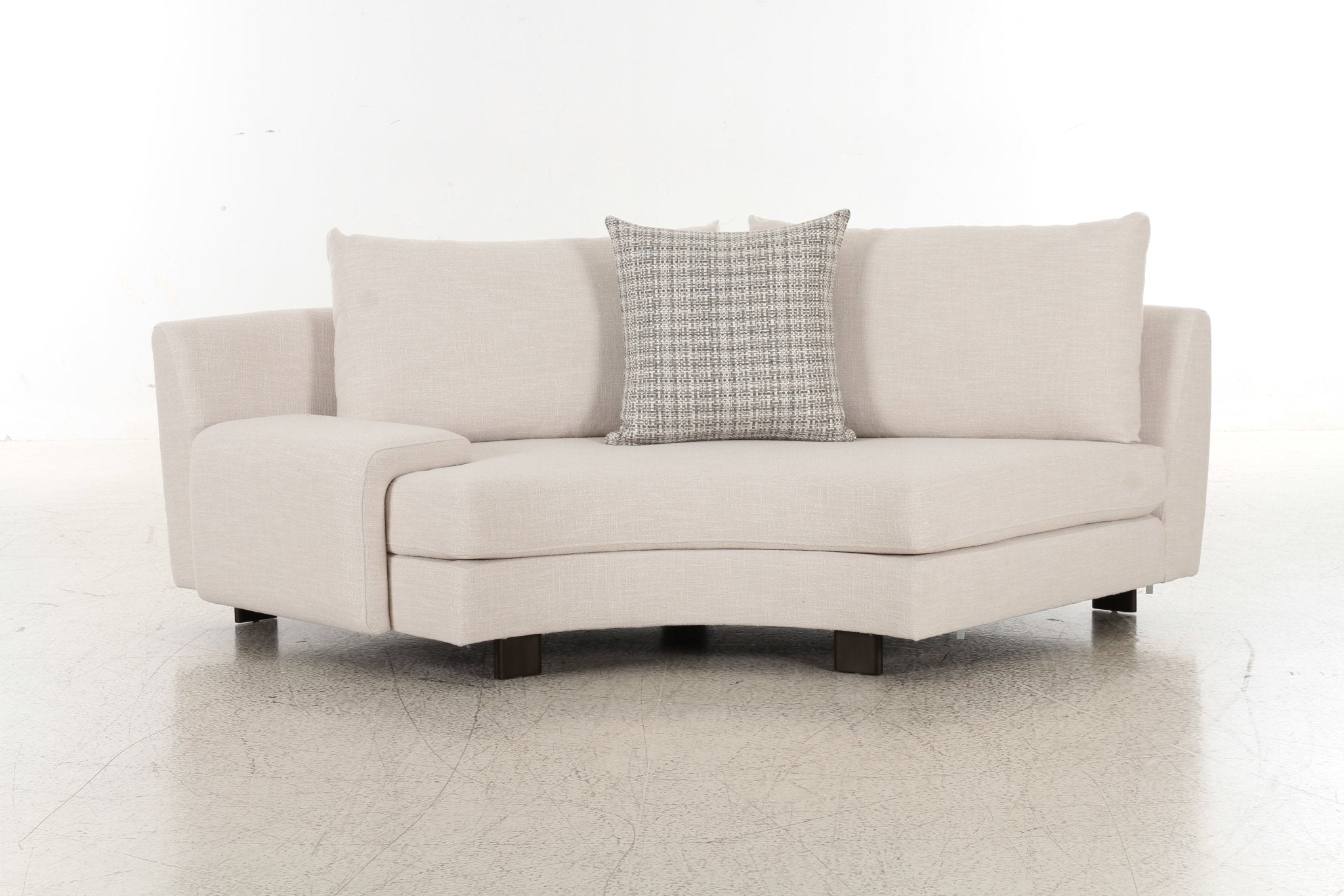 Deniz Brown Left Arm Facing Seater