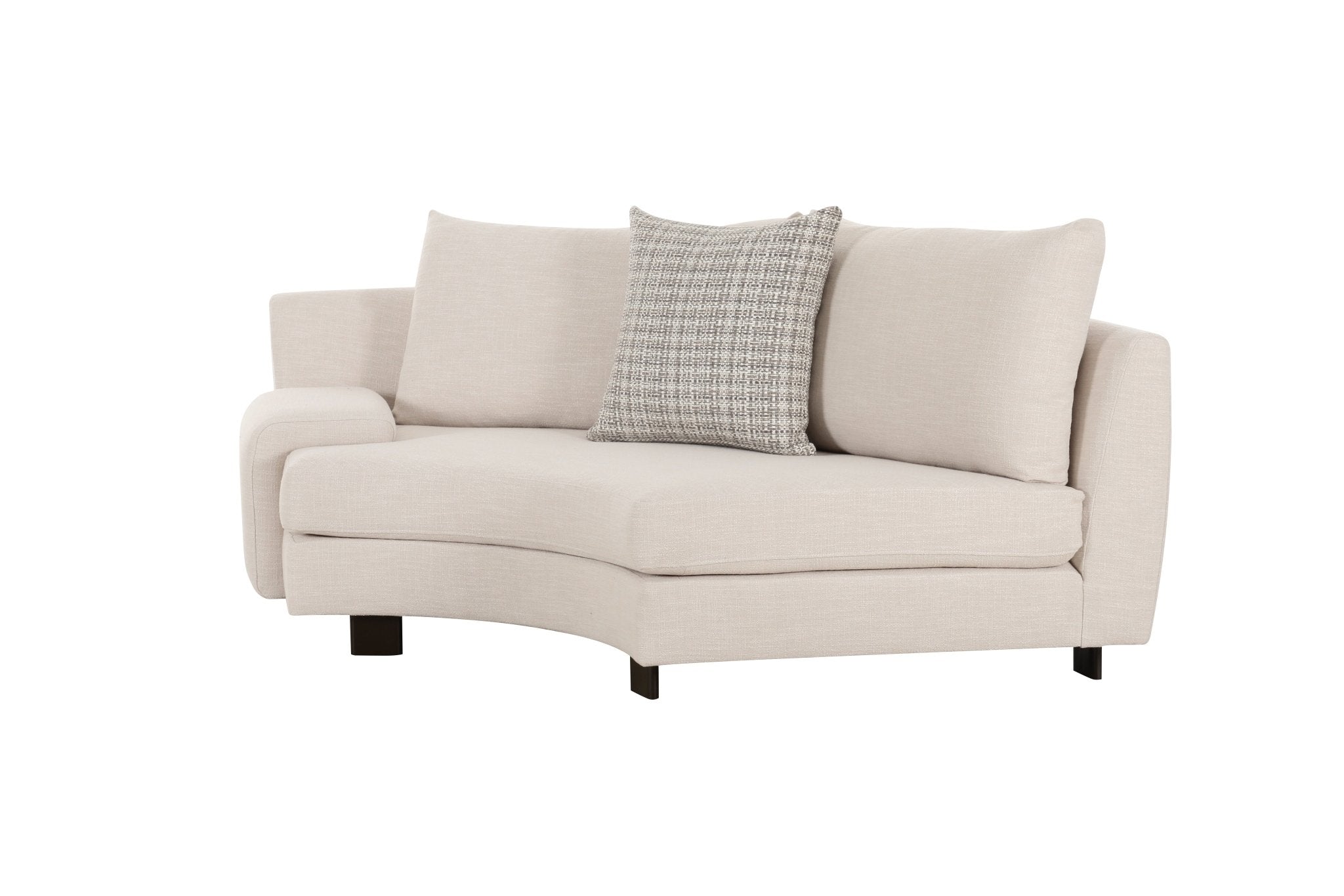 Deniz Brown Left Arm Facing Seater