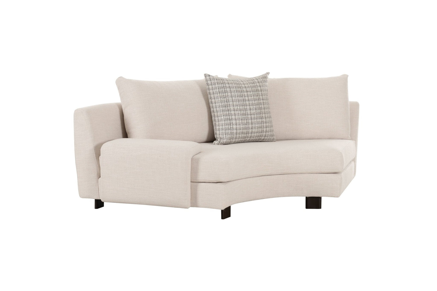 Deniz Brown Left Arm Facing Seater