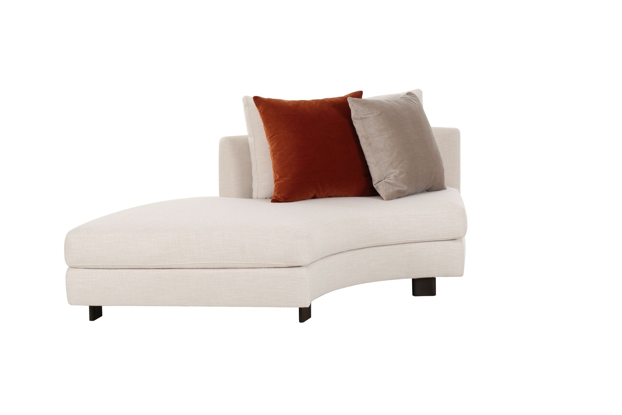 Deniz Brown Right Arm Chaise