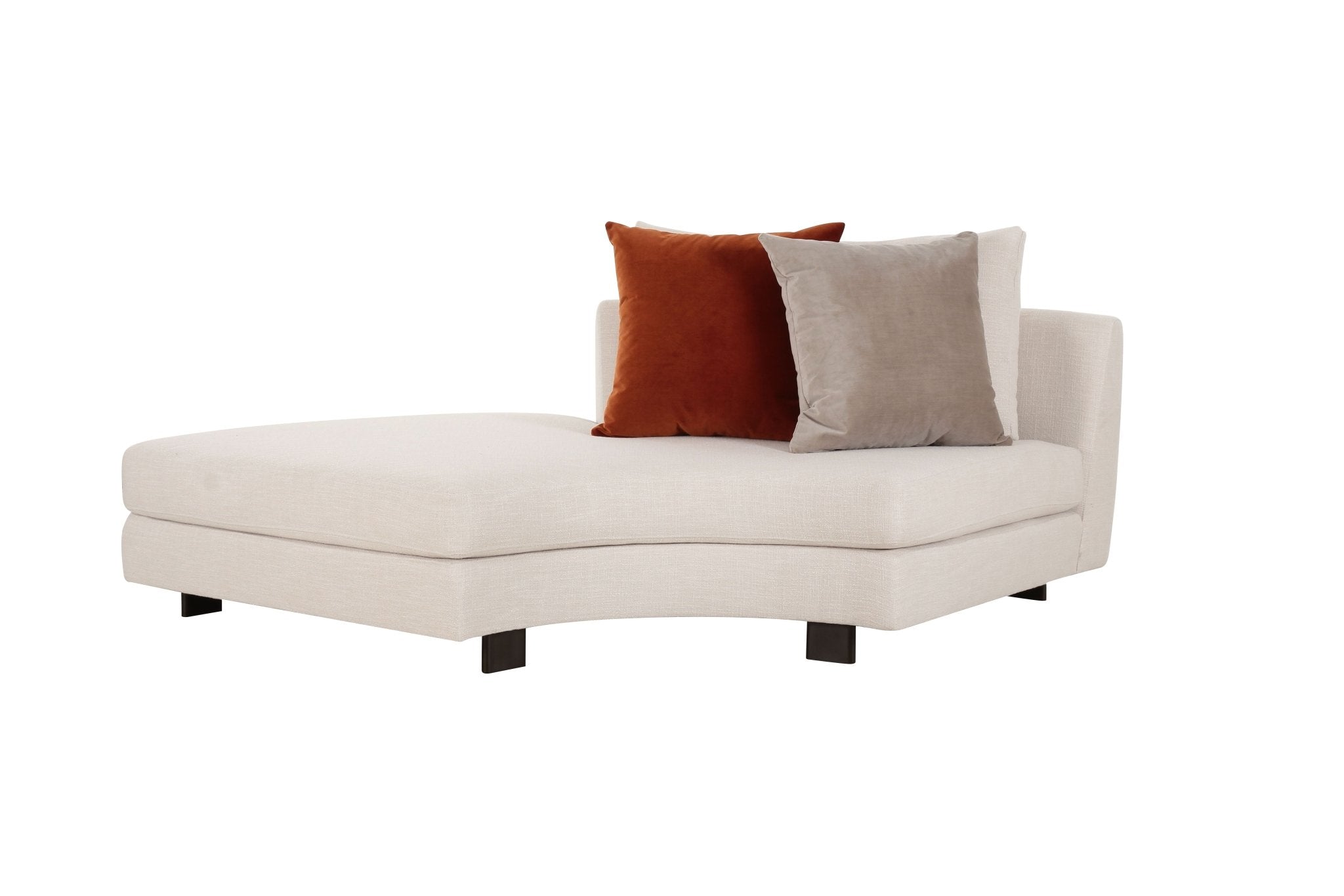 Deniz Brown Right Arm Chaise