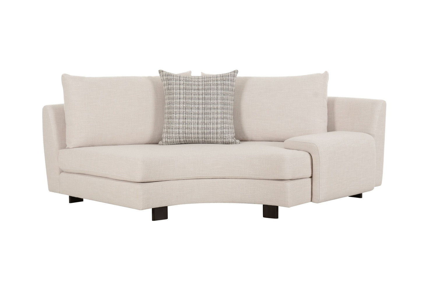 Deniz Brown Right Arm Facing Seater