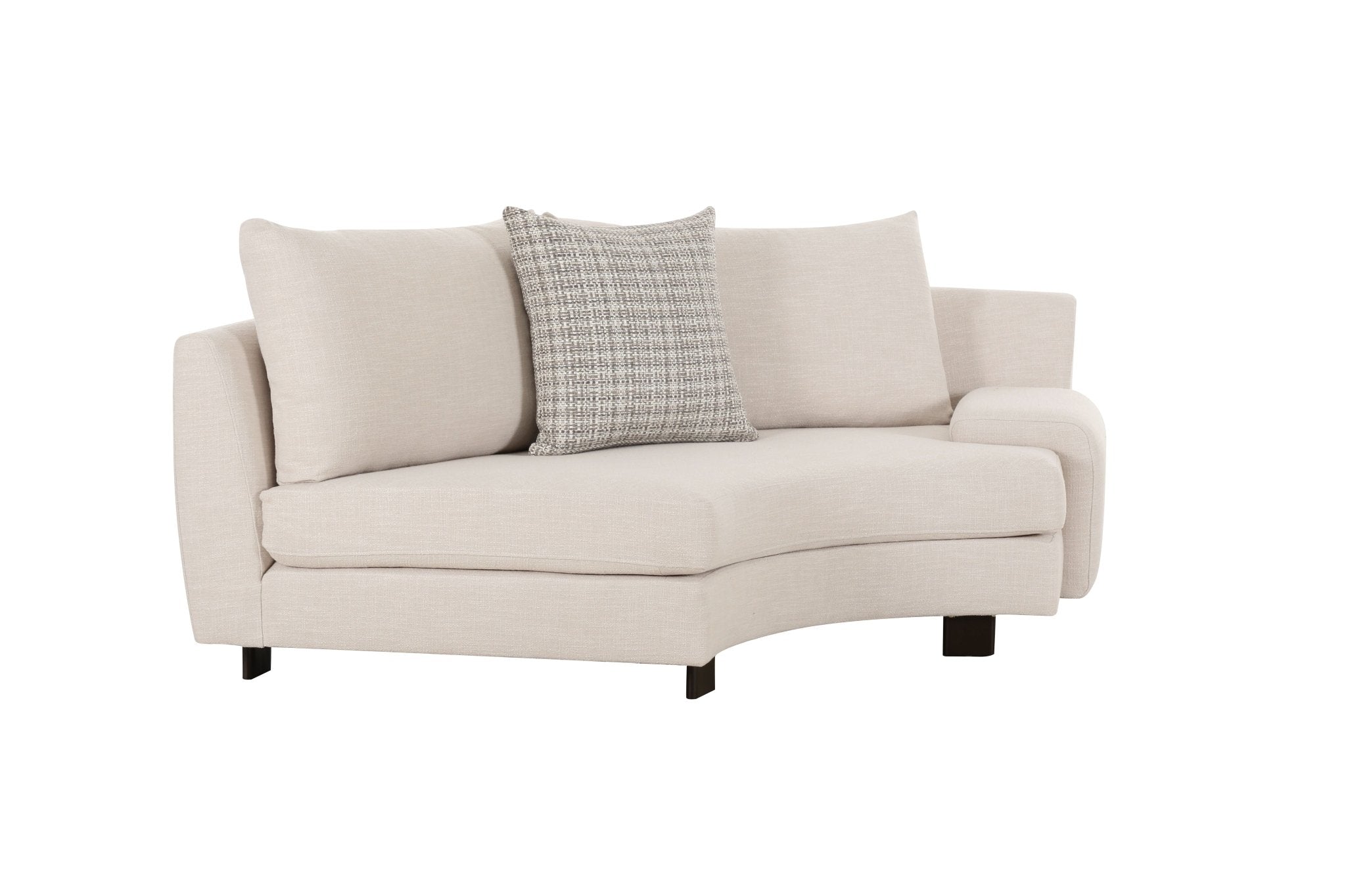 Deniz Brown Right Arm Facing Seater