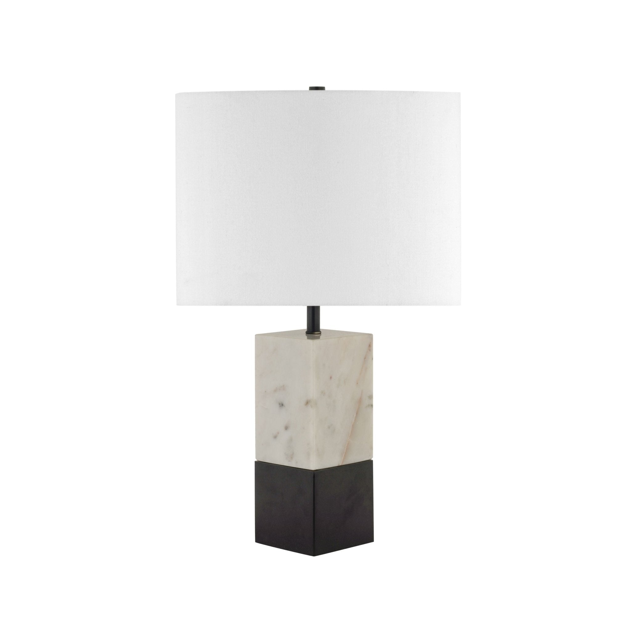Dual Table Lamp Black